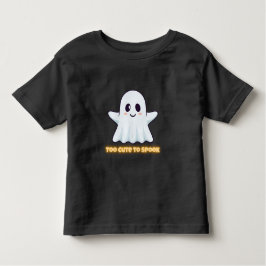 Too Cute To Spook – Adorable Kawaii Ghost Hallowee Kinder Shirts