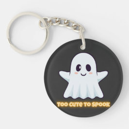 Too Cute To Spook – Adorable Kawaii Ghost Hallowee Sleutelhanger