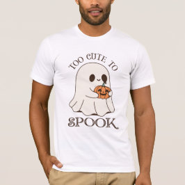Too Cute To Spook | Aesthetic Halloween T-shirt