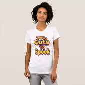 Too Cute To Spook Cat T-shirt (Voorkant volledig)