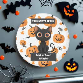 Too Cute to Spook – Custom Halloween Magnet