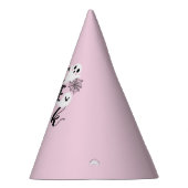 Too Cute to Spook Cute Ghost Pink Halloween Feesthoedjes (Rechts)