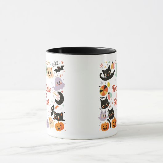 Too Cute to Spook | ExDesigner | Halloween Mok (Midden)