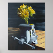 Too. Daises in a vise poster (Voorkant)