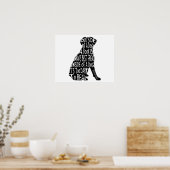 Too Dark to Read Poster (Keuken)