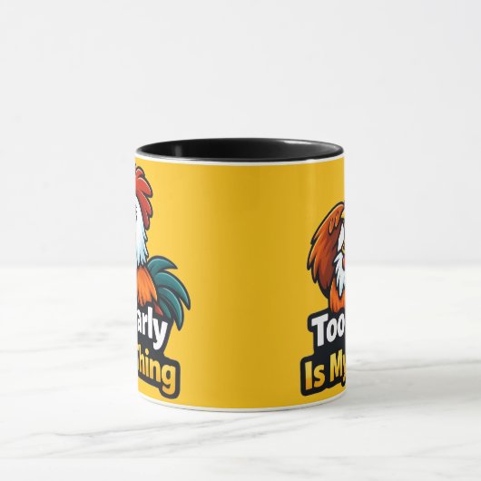 Too early is my thing , roaster quote mok (Midden)