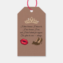 Too Glam To Care – Chic Quote Cadeaulabel