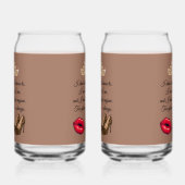 Too Glam To Care – Chic Quote Drinkware Set Blikvorm Glas (Links)