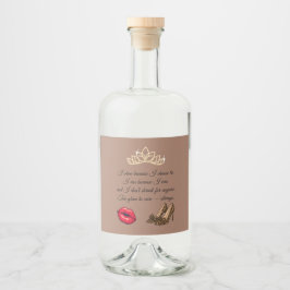 Too Glam To Care – Chic Quote Likeurfles Etiket