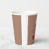 Too Glam To Care – Chic Quote  Papieren Bekers (Rechts)