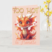 Too Hot to Handle Dragon Kaart (Gele Bloem)