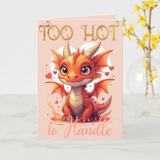 Too Hot to Handle Dragon Kaart (Gele Bloem)
