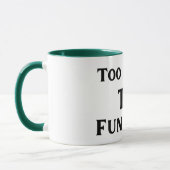 Too Jolly To Function Christmas Mug Mok (Links)