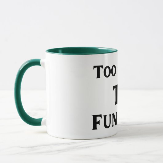 Too Jolly To Function Christmas Mug Mok (Links)