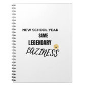 Too Lazy to Focus Notebook Notitieboek (Voorkant)