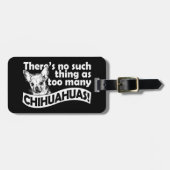Too Many Chihuahuas Bagagelabel (Voorkant horizontaal)