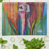 "too Moo for Yoo" keukenhanddoek (Gevouwen)