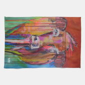 "too Moo for Yoo" keukenhanddoek (Horizontaal)