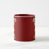 Too Much Chocolate – Funny Easter Bunny - caneca Mok (Midden)