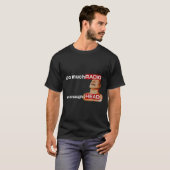 Too Much Radio Not Enough Head Funny 80's Radio He T-shirt (Voorkant volledig)