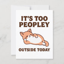 Too Peopley Cat