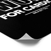 Too Swole For Cardio Training Gym Fitness Motivati Poster (Hoek)