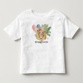 Too Wild to Be Five Lion Jungle Birthday Kinder Shirts (Voorkant)