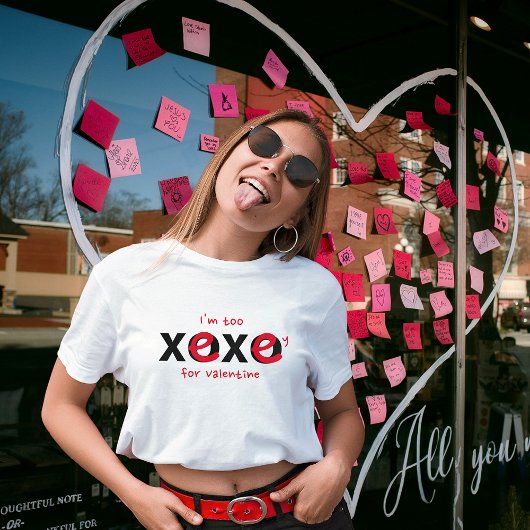 Too XeXey Beyond XOXO en Valentijn T-Shirt