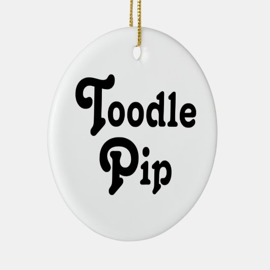 Toodle Pip Keramisch Ornament (Rechts)