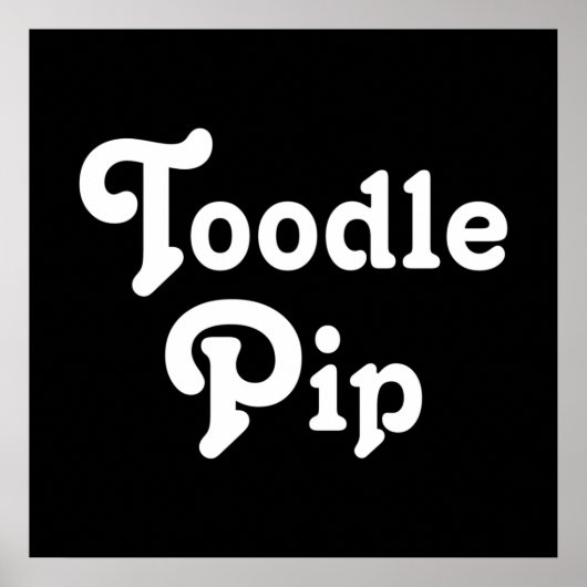 Toodle Pip Poster (Voorkant)