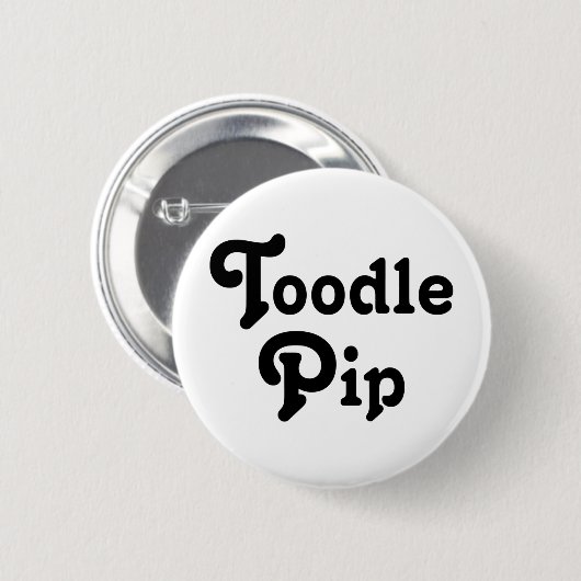 Toodle Pip Ronde Button 5,7 Cm (Voorkant /achterkant)
