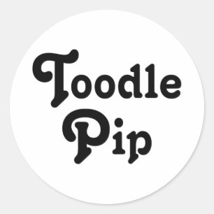 Toodle Pip Ronde Sticker