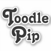 Toodle Pip Sticker (Voorkant)