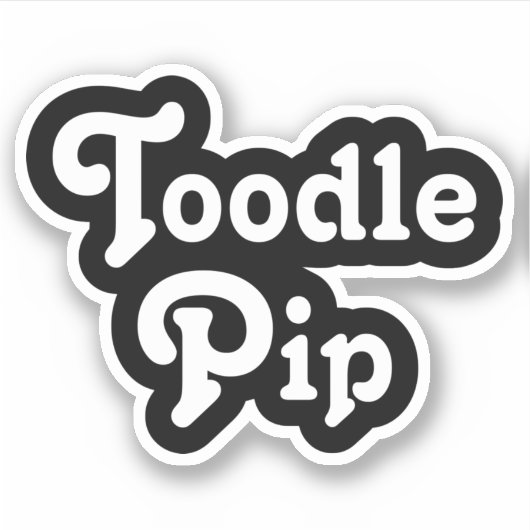 Toodle Pip Sticker (Voorkant)