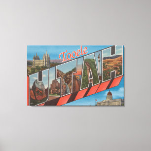 Tooele, UtahLarge Letter ScenesTooele, UT Canvas Afdruk