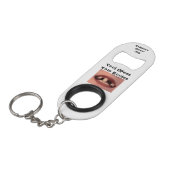 Toof mini flesopening met Sleutelhanger Mini Flessenopener (Voorkant Gekanteld)