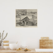 Toof-wasgoed, concord, NH Poster (Keuken)