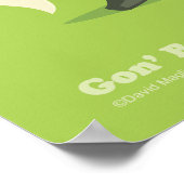 Tooky Monkey met Banana Poster (Hoek)