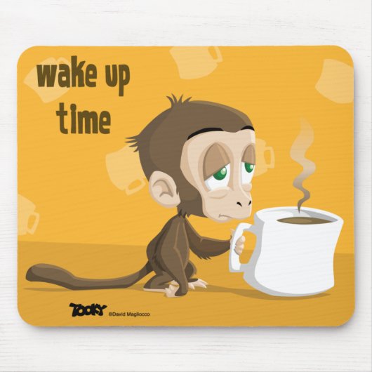 Tooky Wake Up Time Mousepad Muismat (Voorkant)