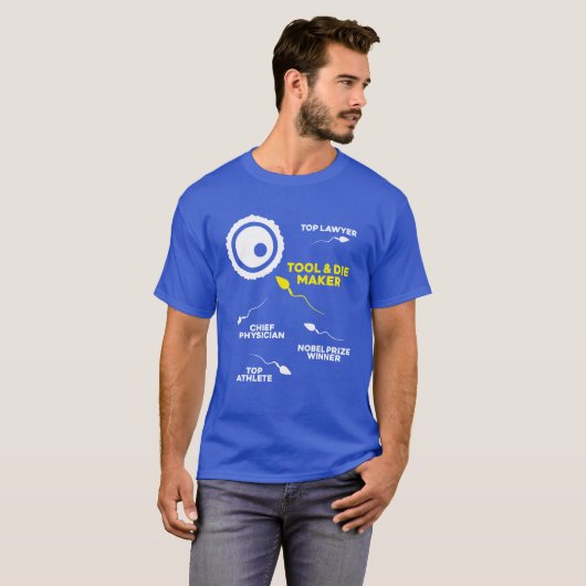 Tool And Die Makeroolmakerool Die Maker retro T-shirt (Voorkant volledig)