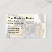 Tool Belt Theme Handyman Visitekaartje (Voorkant)