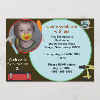 Tool Birthday-uitnodiging Kaart