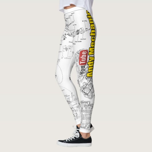 Tool Girl-Leggings - schematisch Leggings (Links)