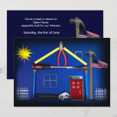 Tool House Open House - Veterans Kaart (Voorkant / Achterkant)