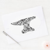 Tool-O-Rama Anvil Ovale Sticker (Envelop)