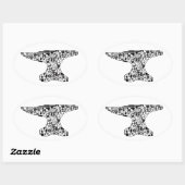 Tool-O-Rama Anvil Ovale Sticker (Vel)