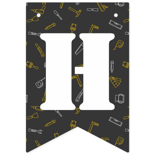 Tool of bouwpartij Bunting Pennant Banner (Tweede vlag)