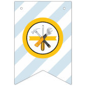 Tool of bouwpartij Bunting Pennant Banner (Eerste vlag)