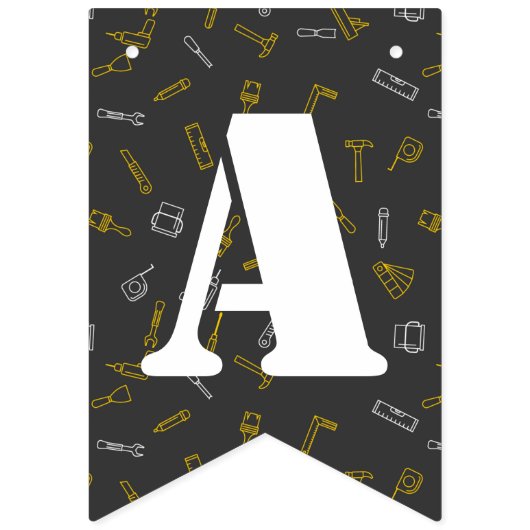 Tool of bouwpartij Bunting Pennant Banner (Derde vlag)