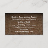 Tool Theme Visitekaartje (Achterkant)